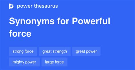 synonym force|powerful force synonym.